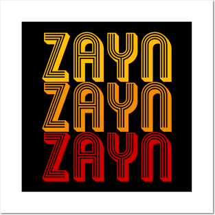 Zayn - Retro Minimal Line Pattern Posters and Art